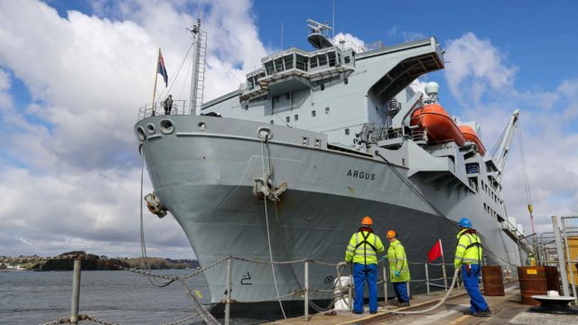 DEPLOYMENT OF RFA ARGUS TO THE CARIBBEAN